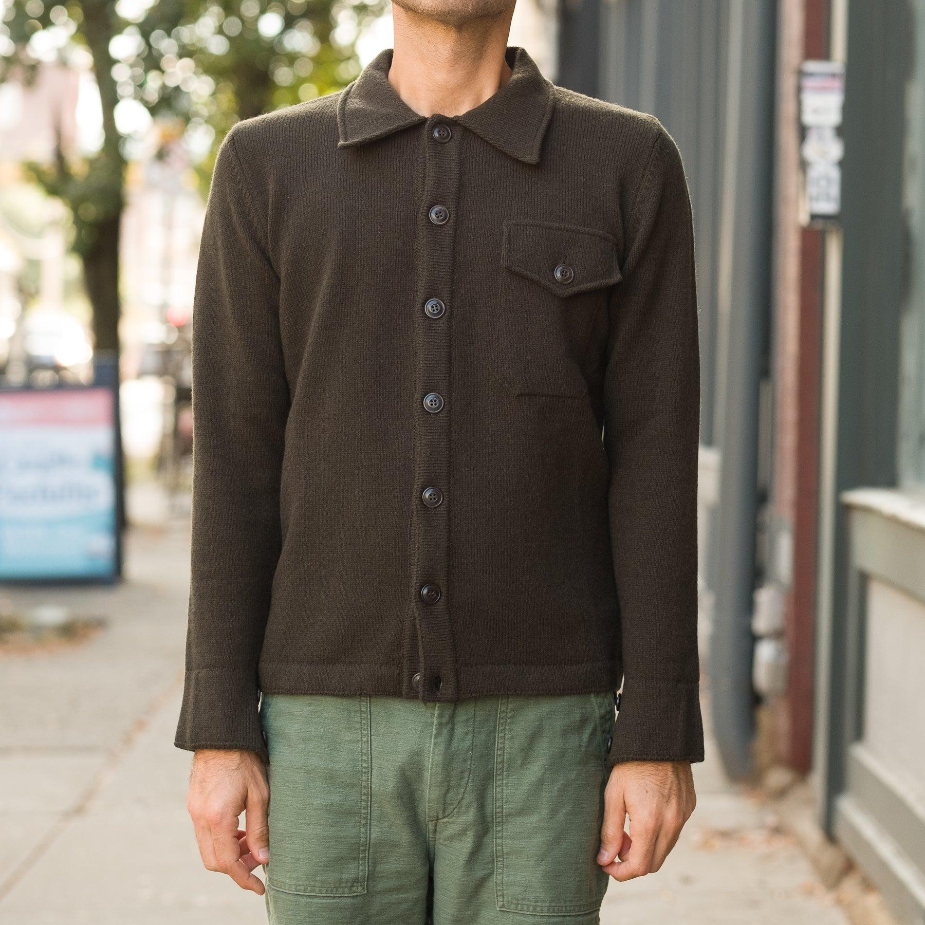 TEC RA07 Knit Shirt in Green