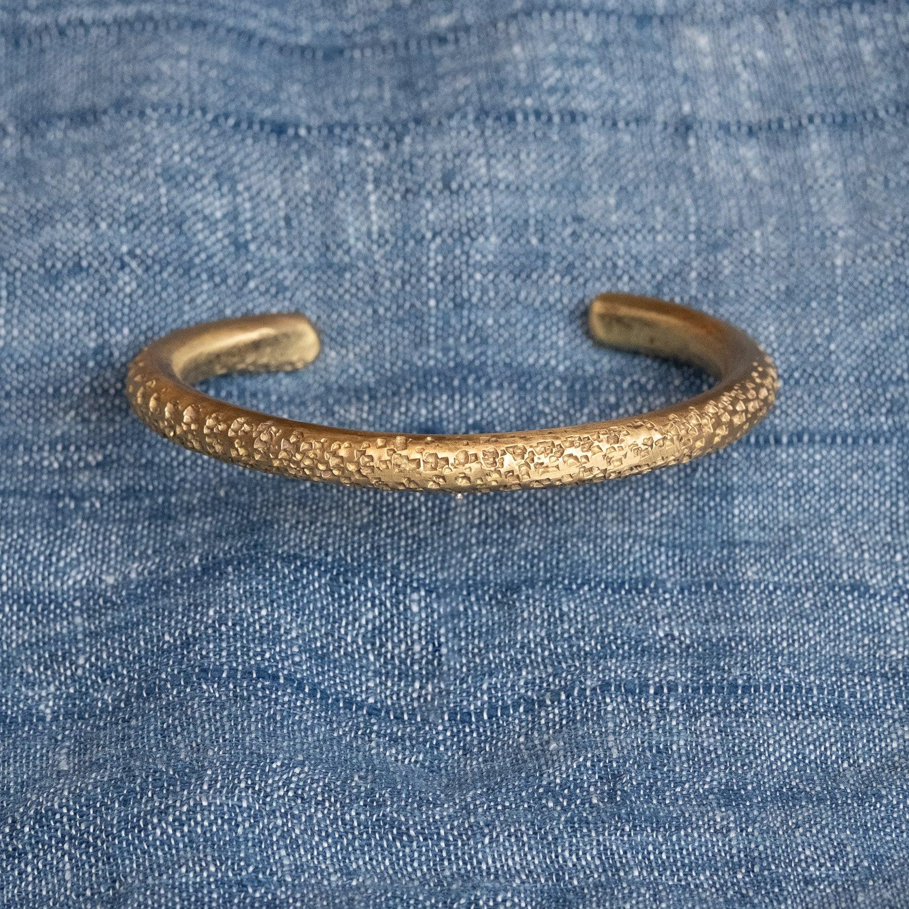 Brass Coral Bracelet