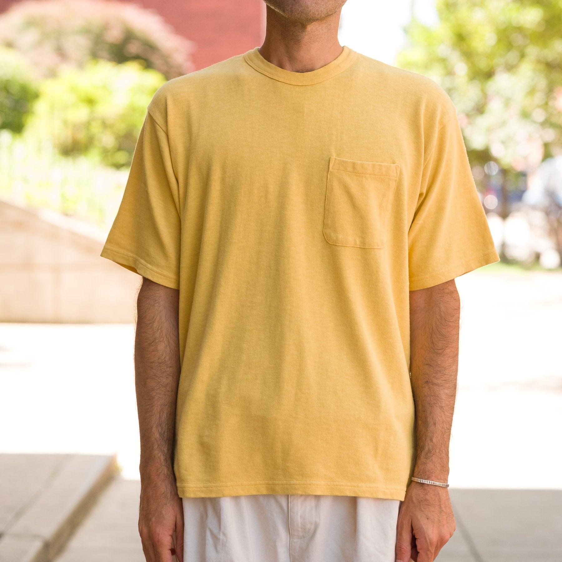 Wide Pocket Tee Tompkins in Mustard
