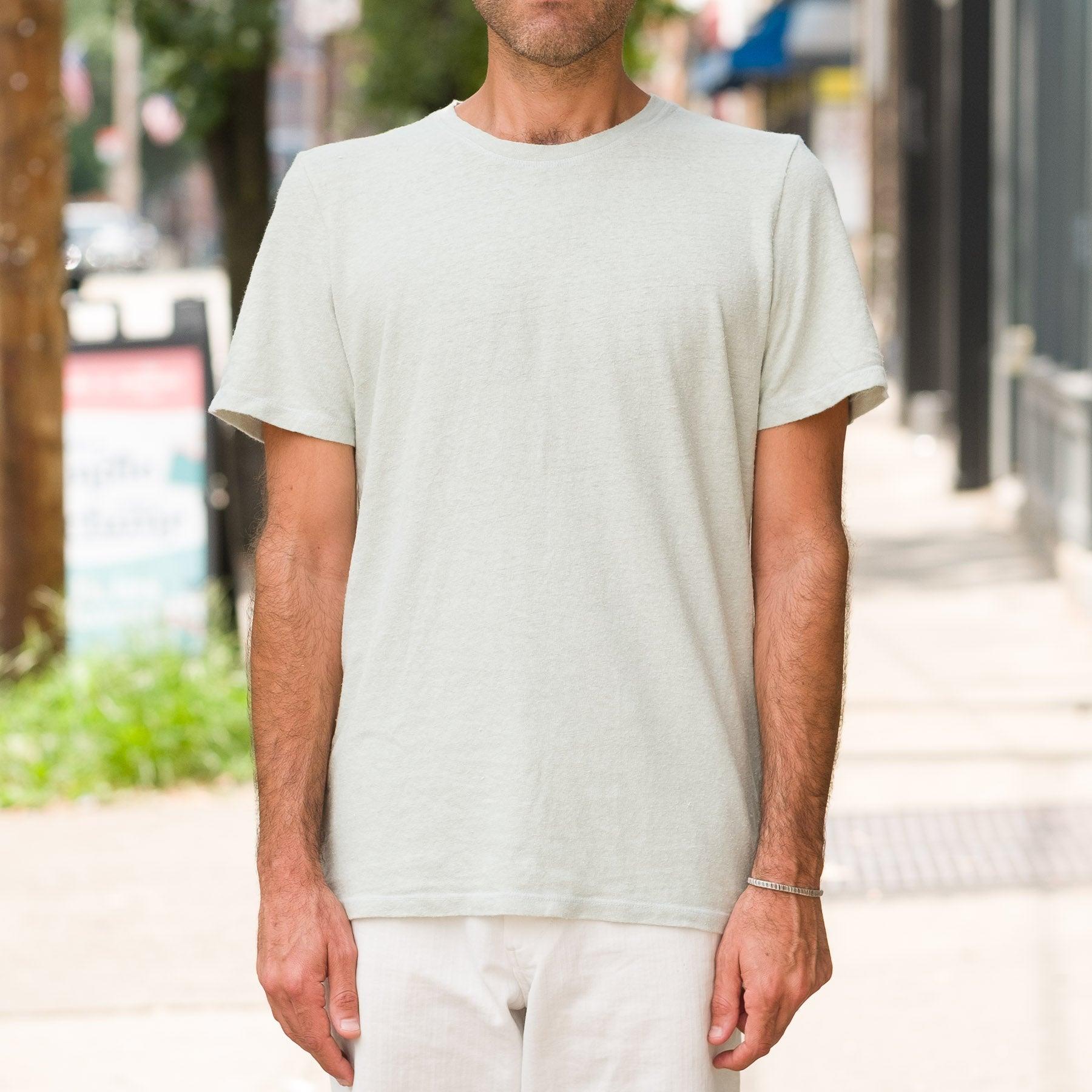 Baja Short Sleeve Tee in Stormy Green