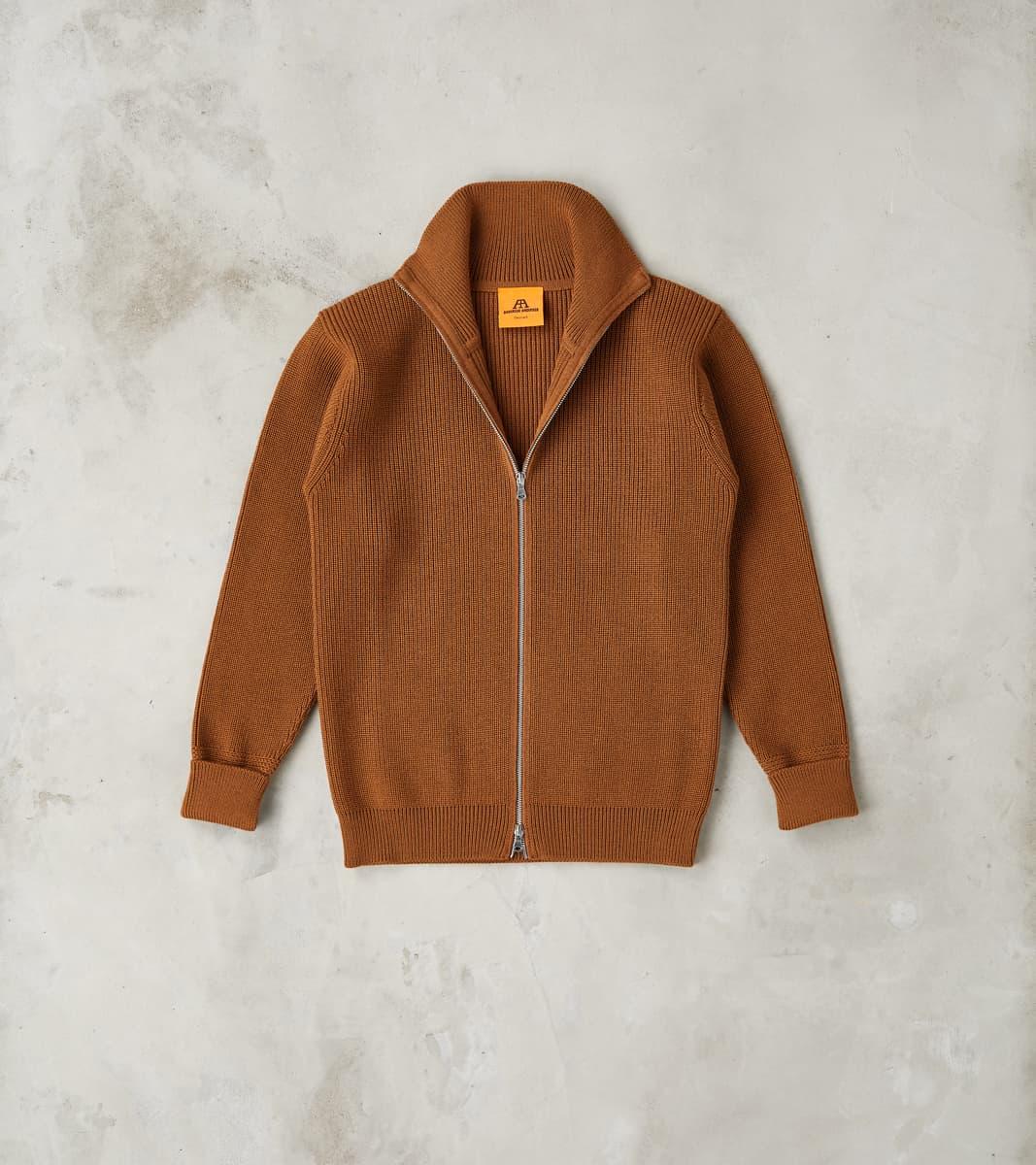 Sailor Full Zip Sweater - Tobak