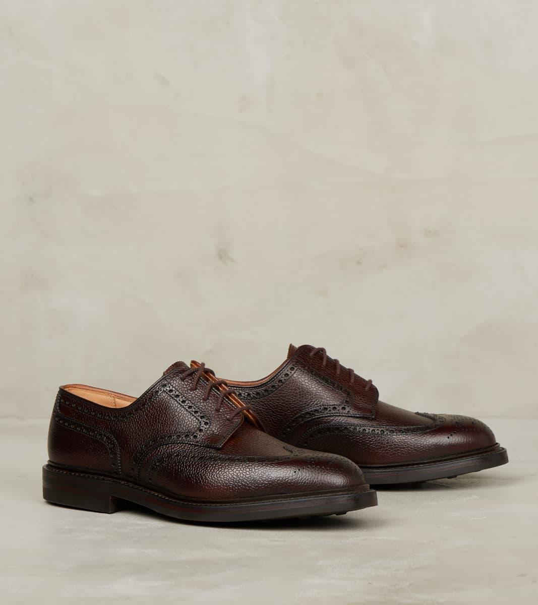 Pembroke - 325 - Dainite - Dark Brown Scotch Grain Calf