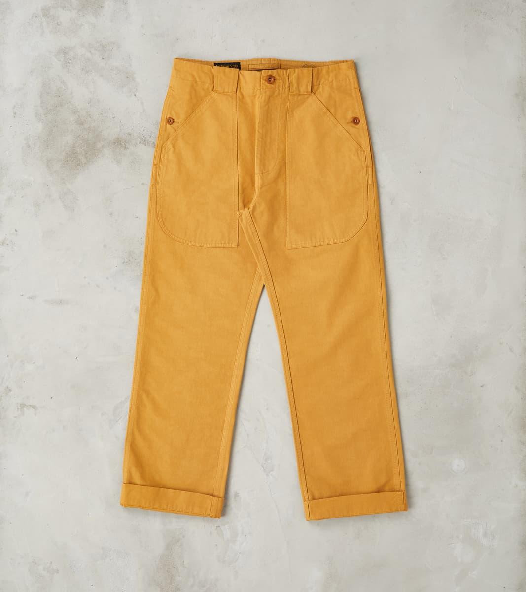 Logan 321 Swiss Army Pant - Straight Tapered - Mustard Military Canvas