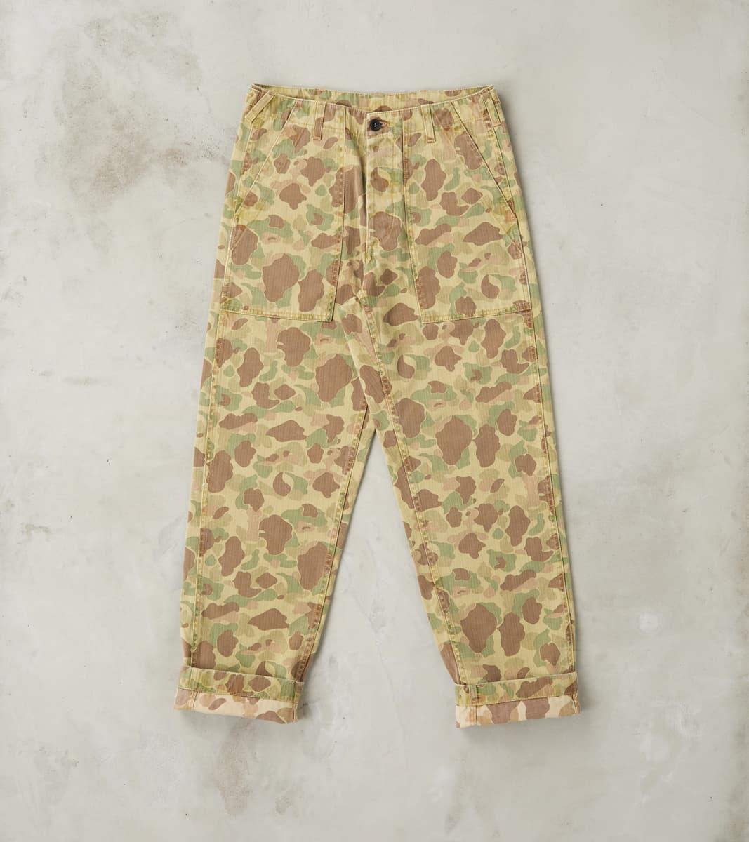 New Fatigue Trouser - Kamo Herringbone Twill