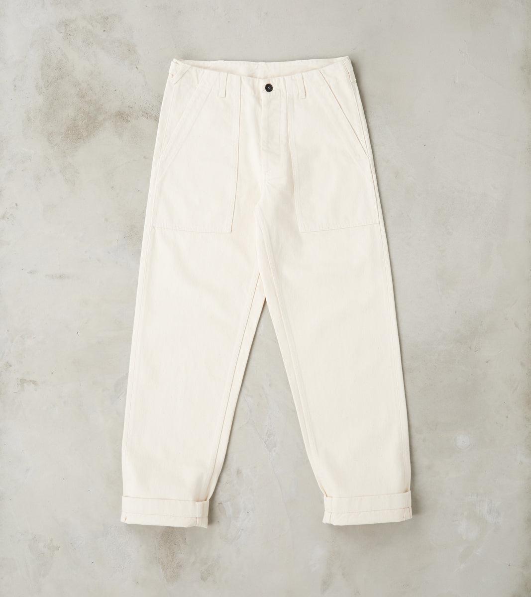New Fatigue Trouser - Natural Selvedge Denim