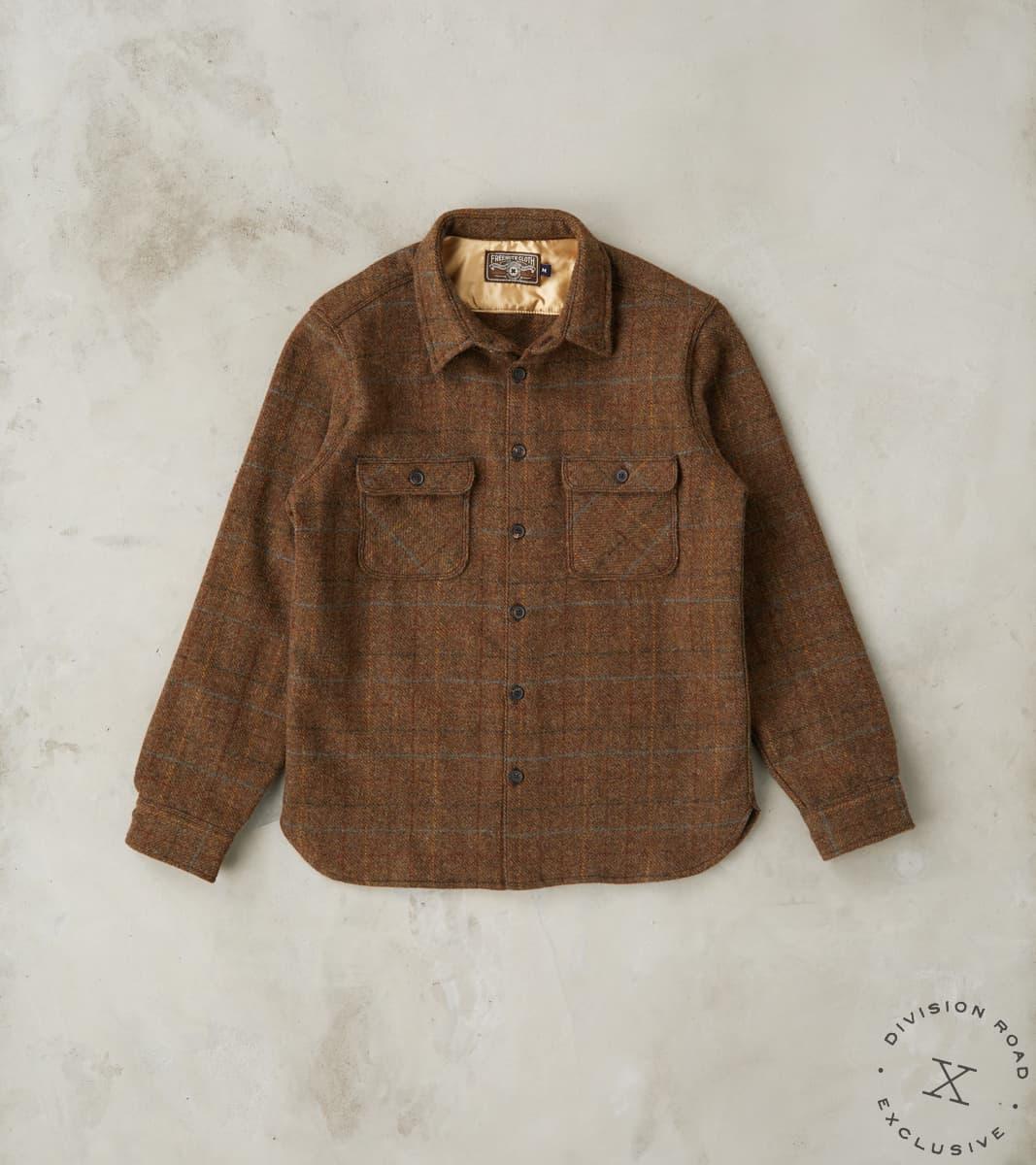 Benson - Abraham Moon® Shetland Estate Tweed - Olive Check