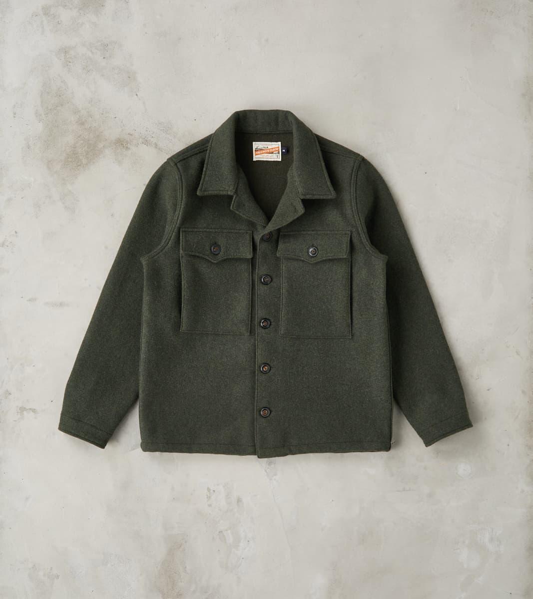 Midway - Japanese Melton Wool - Olive