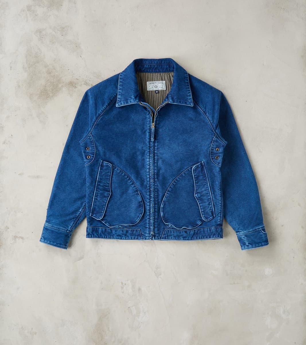 Mariner Light Jacket - 12oz Japanese Jungle Cloth - Stone Washed Indigo