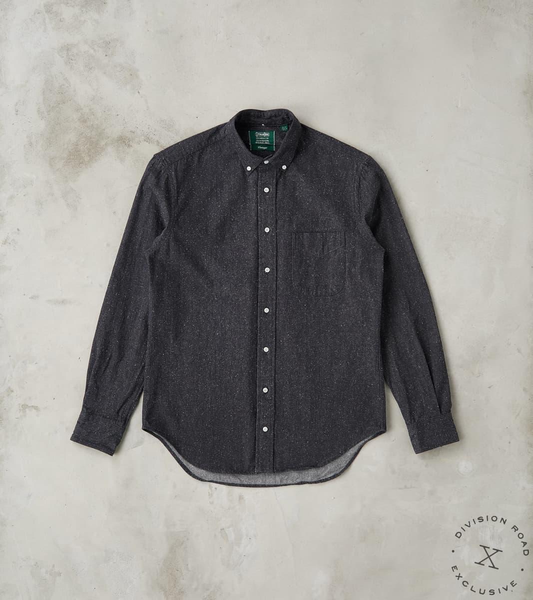 Japanese Silk Slub Denim - Charcoal
