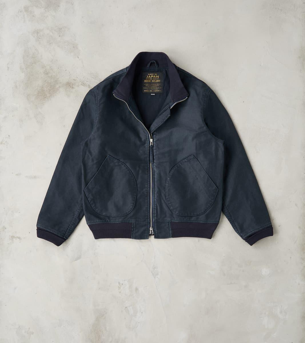 47-NAV - Tanker Jacket - 12oz Navy Whipcord