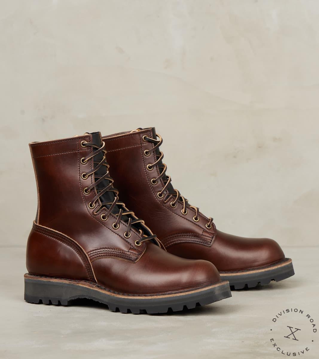 Woodland Jump Boot - HNW - Vibram Sierra - Horween Brown CXL