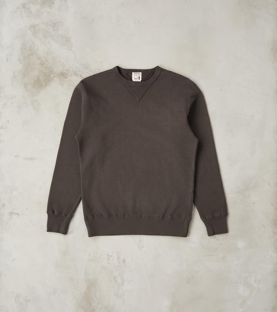 SWS-SC01 Japanese Cotton Heavyweight Sweatshirt - Kuromame