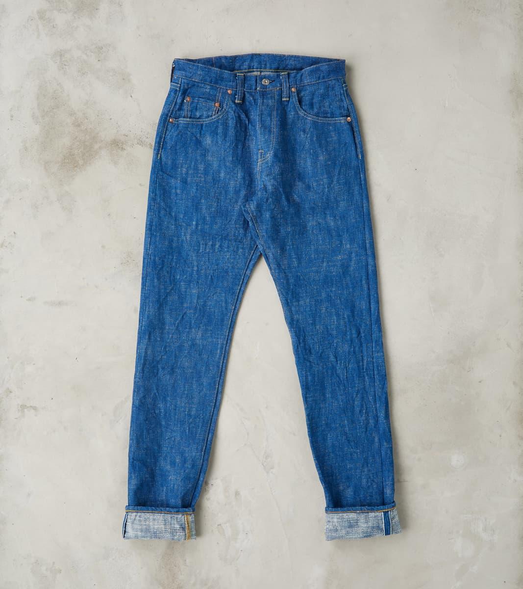 S211XX17OZ-SLB 17oz Murakumo Slub Sky Indigo - Relaxed Tapered