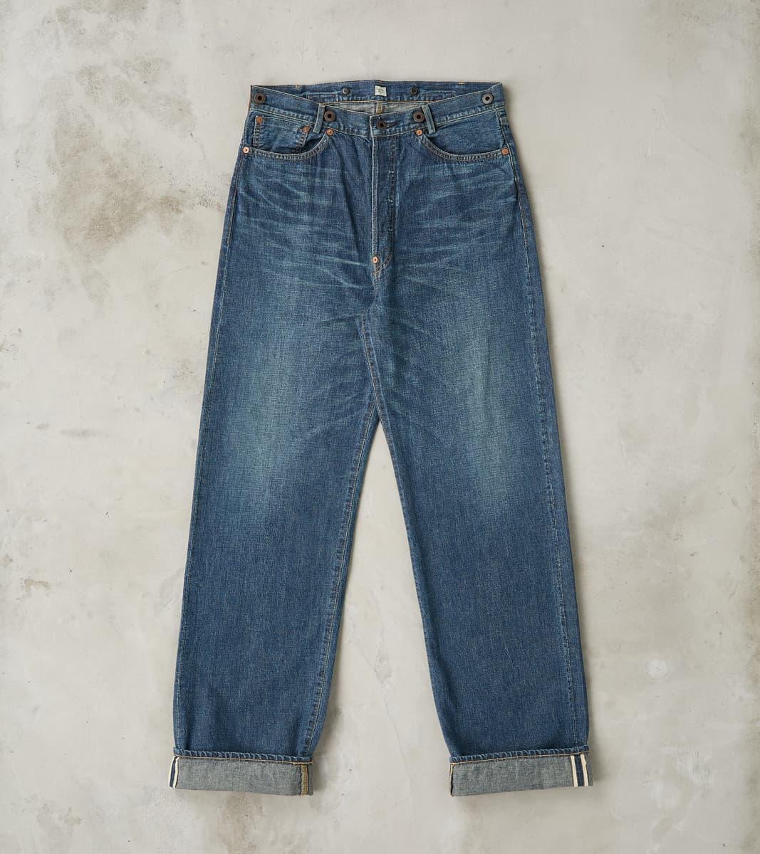 Lot. 721 Denim 1930s Trousers - Straight - Damaged Indigo