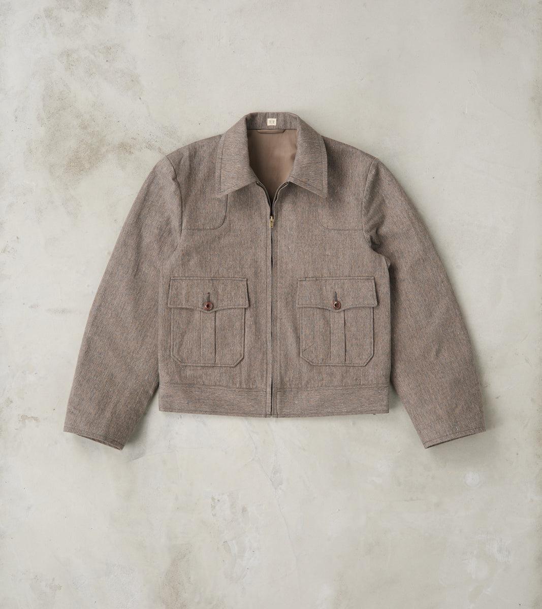 Lot. 330 US Letter Carrier Jacket - Kemonogasuri Cotton Twill - Melange Charcoal