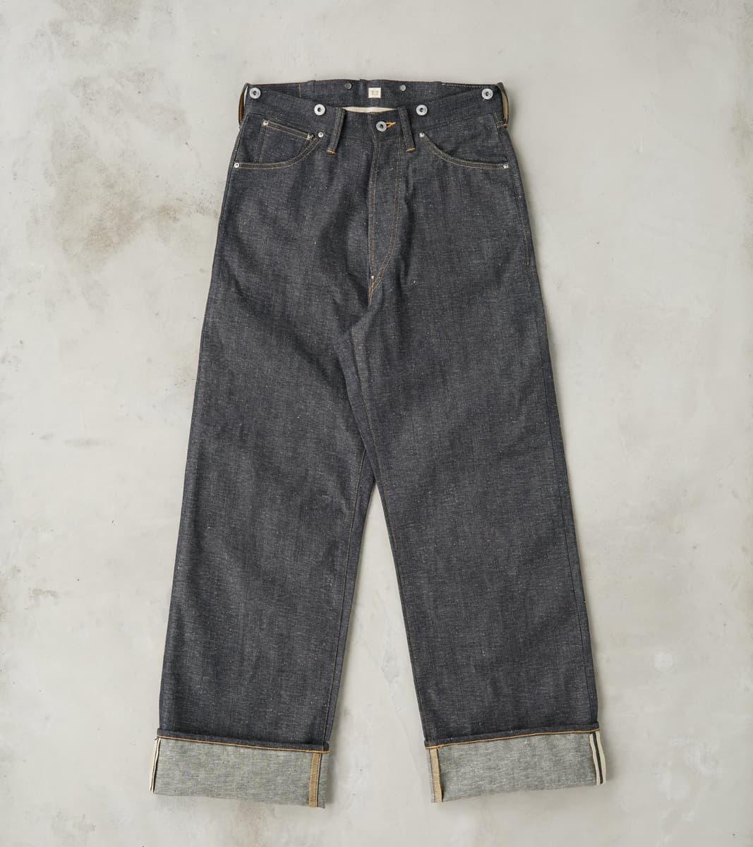 Lot. 704 Denim 1920s Trousers - Wide Straight - Raw Indigo