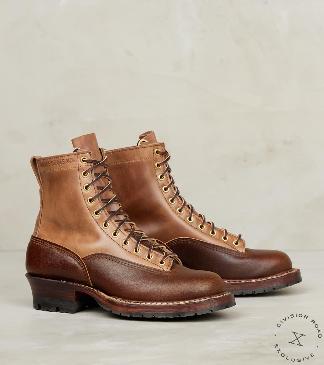 LTT Logger 375 - 55 - Split Commando - Horween Cinnamon Waxed Flesh & Natural CXL