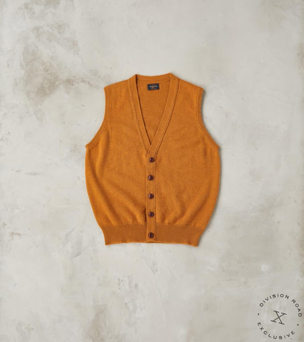 Oxford Camelhair Vest - Ochre