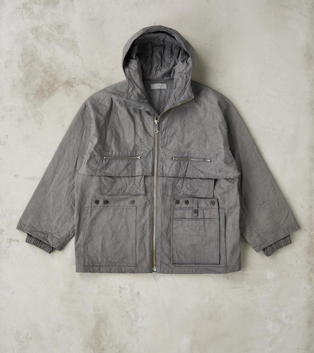 Double Layer Work Jacket - Supima Cotton Chino Twill - Shii Tree Dorozome