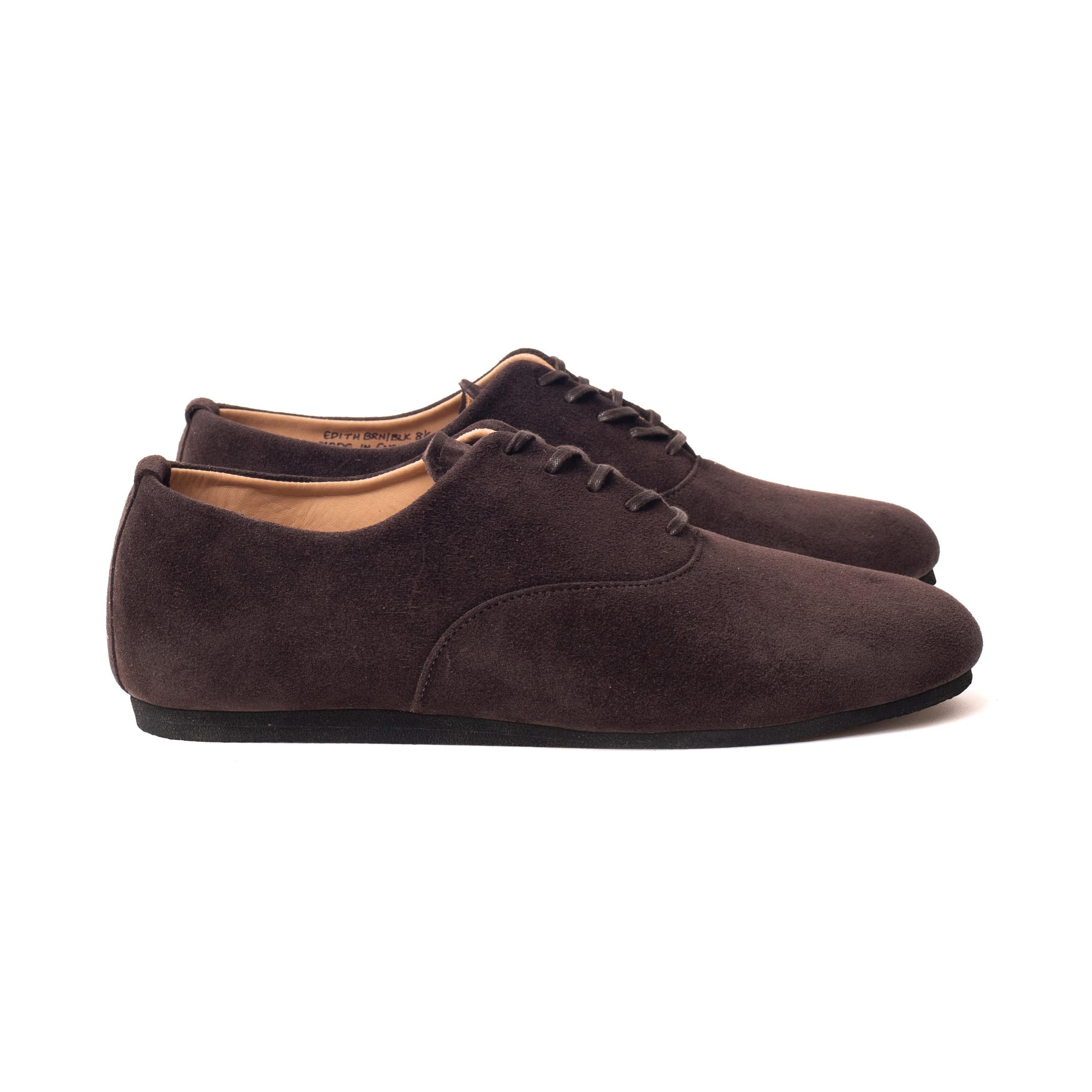 Talbot Oxford Shoe - Brown Kudu Suede