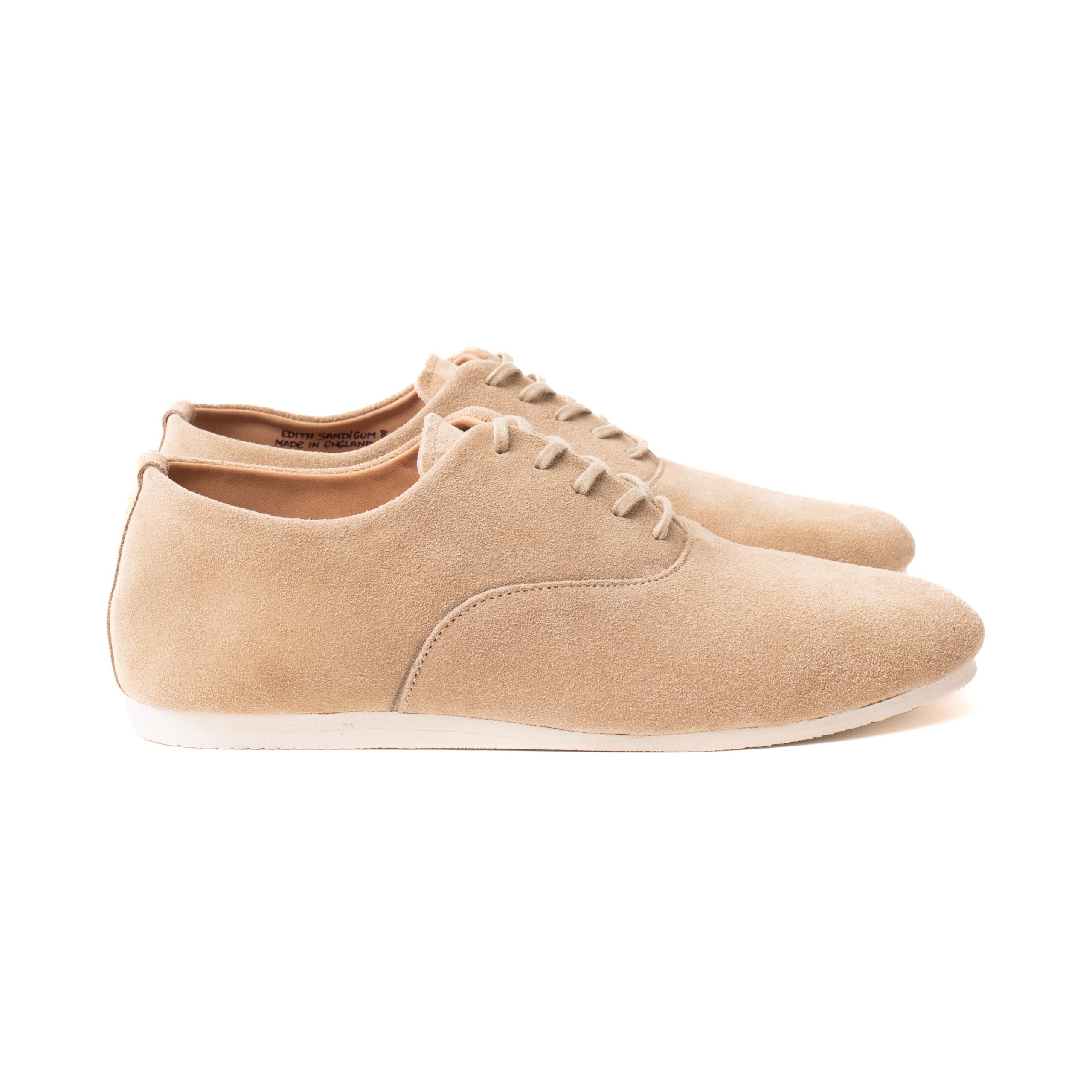 Talbot Oxford Shoe - Sand Kudu Suede