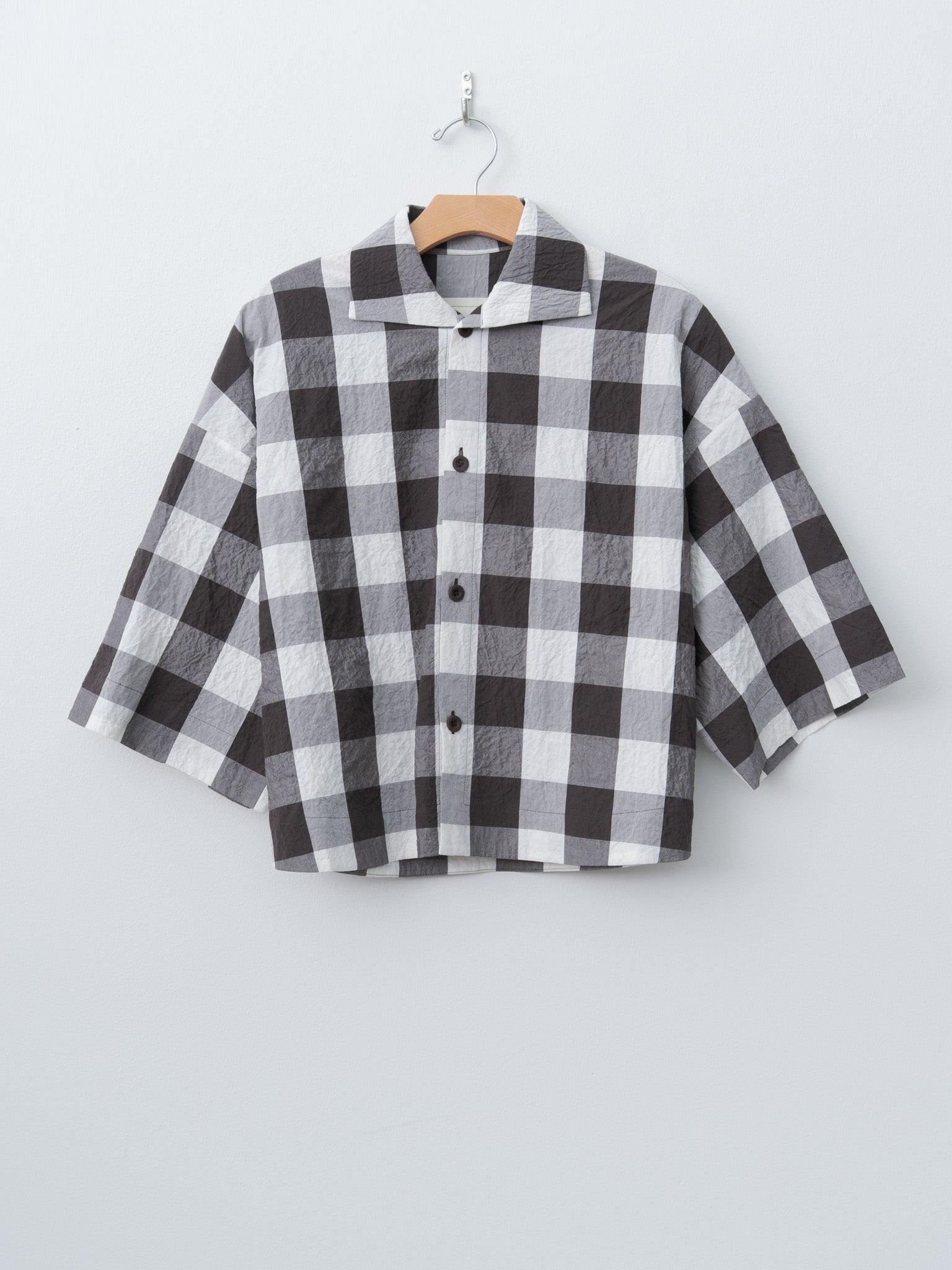 The Camper Shirt - Tablecloth Gingham Coffee
