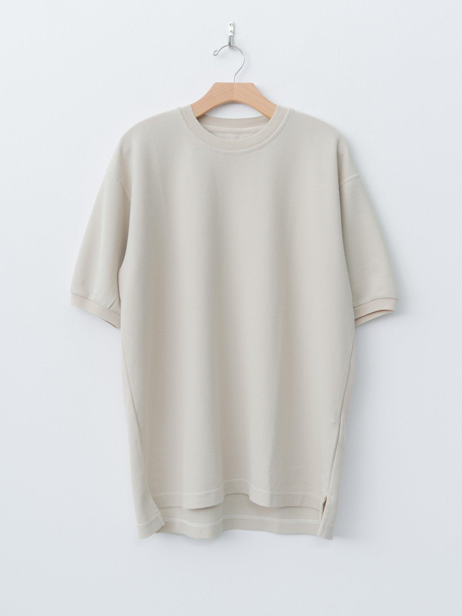 Cotton Poly Dry Jersey Big T-shirt - Ecru