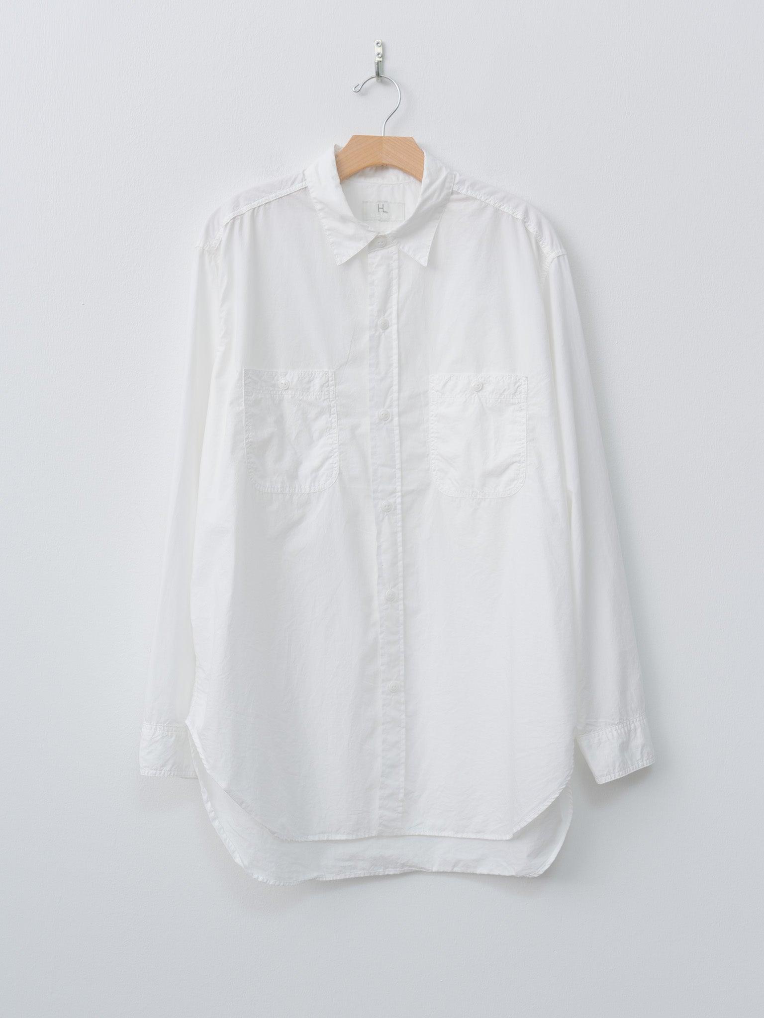 U.S.N Cotton Poplin Shirt - White