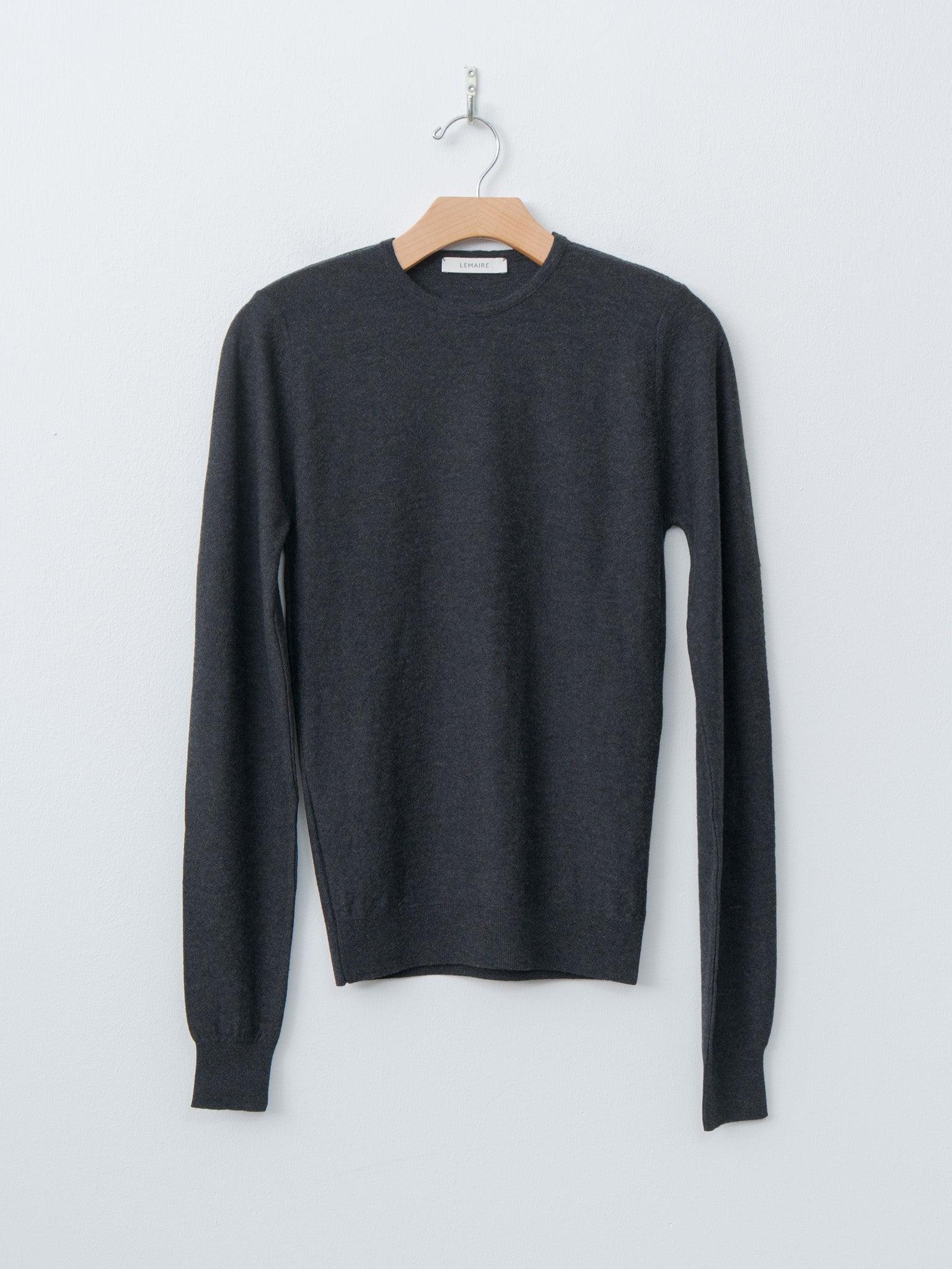 Crew Neck Sweater - Anthracite Melange