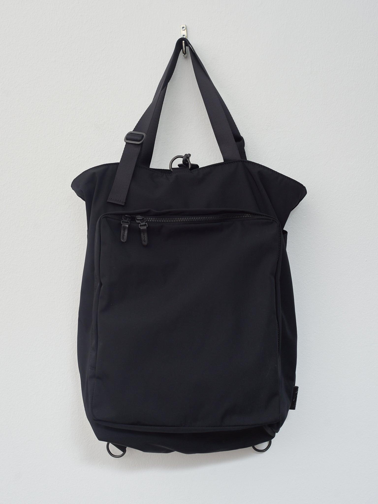Gabardine 2-Way Backpack - Black