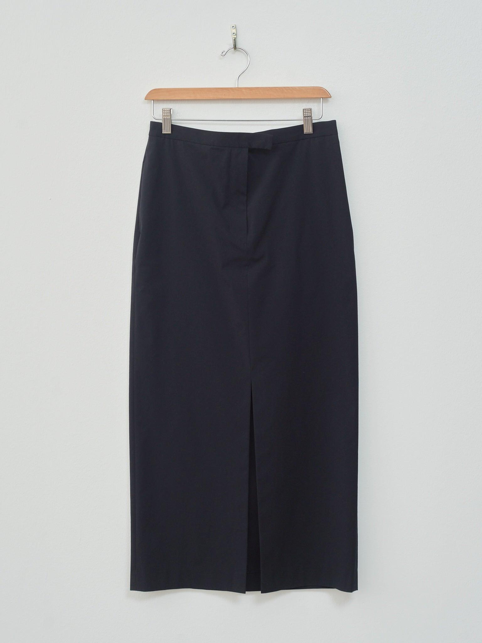 Cotton Nylon Stretch Weather Skirt - Black