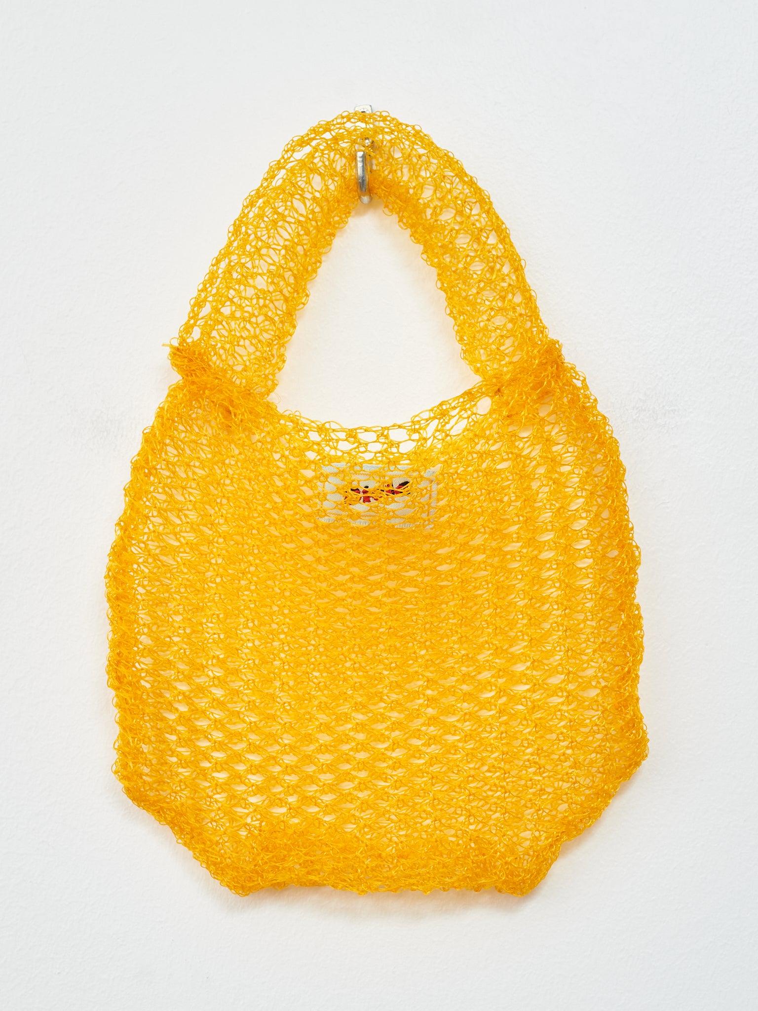 Mesh Handbag - Yellow Orange