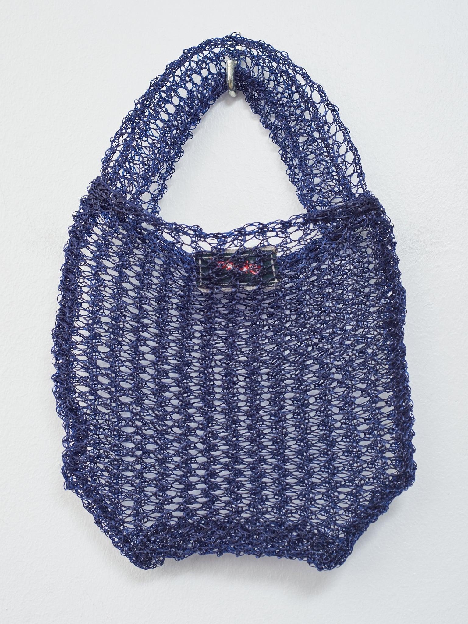 Mesh Handbag - Navy