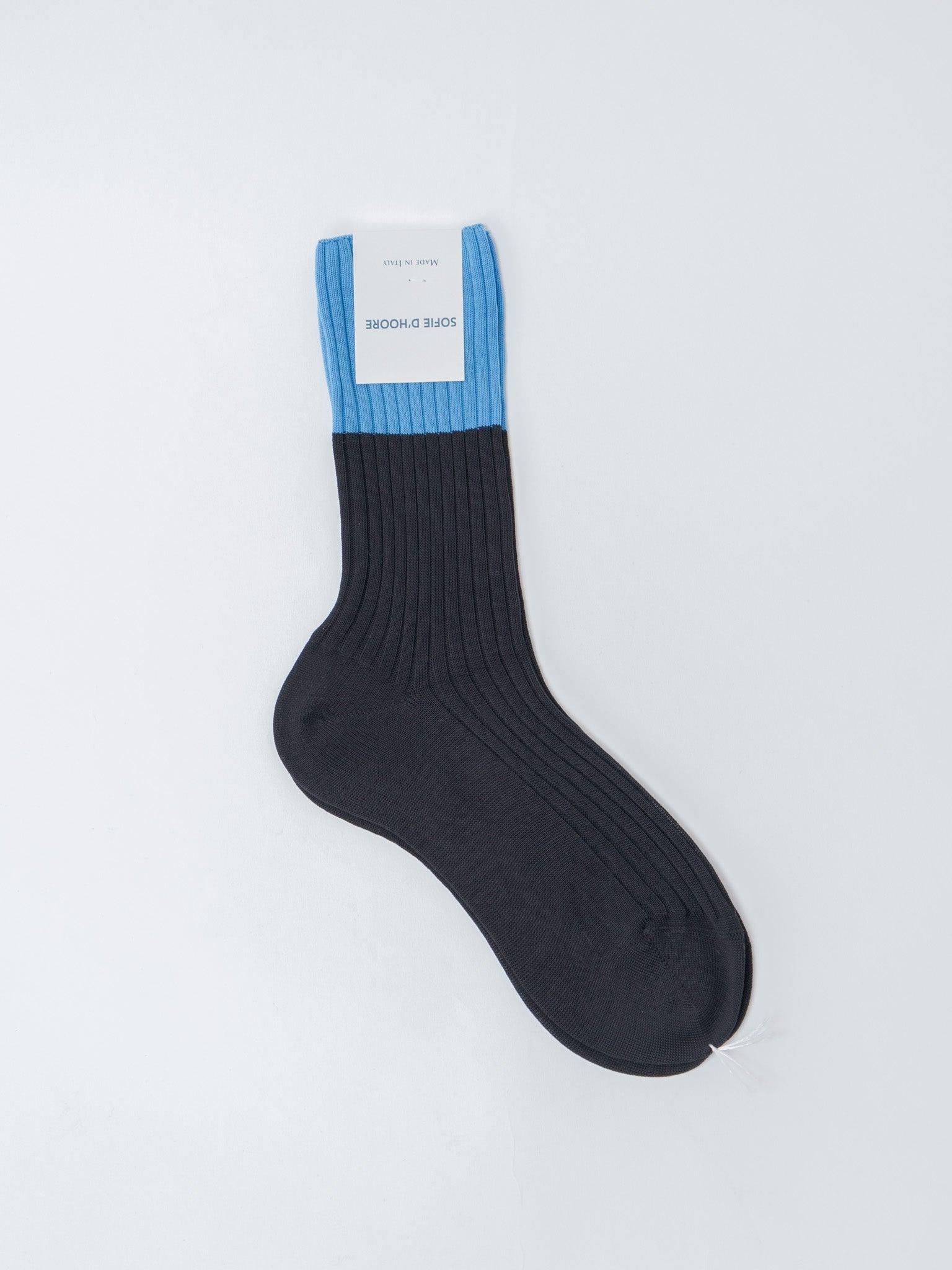 Four Socks - Combi 4 - Baby Blue/Black