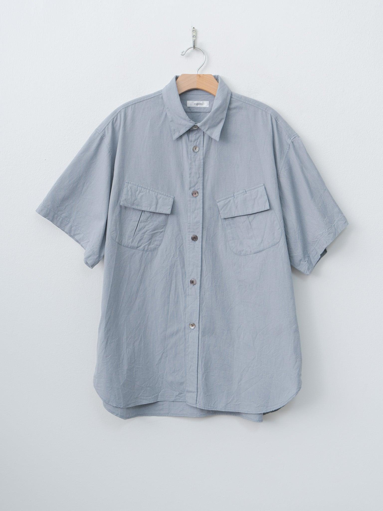 S/S Fatigue Shirt - Mix Blue