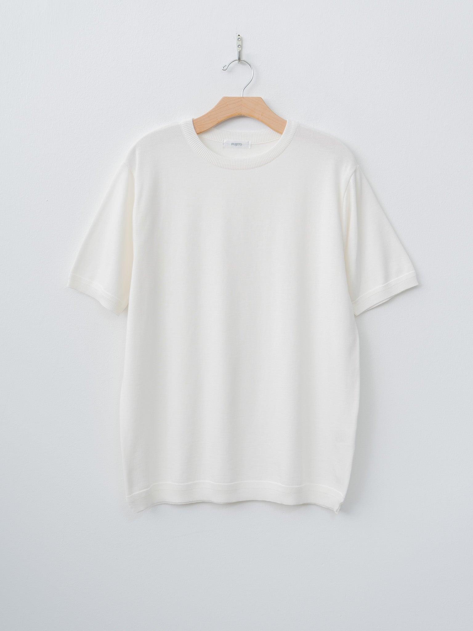 C/N Knit T-Shirt - White