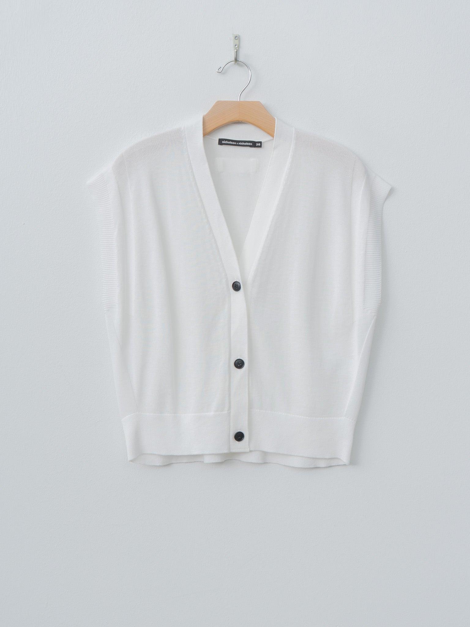 WIND Knit Vest - White