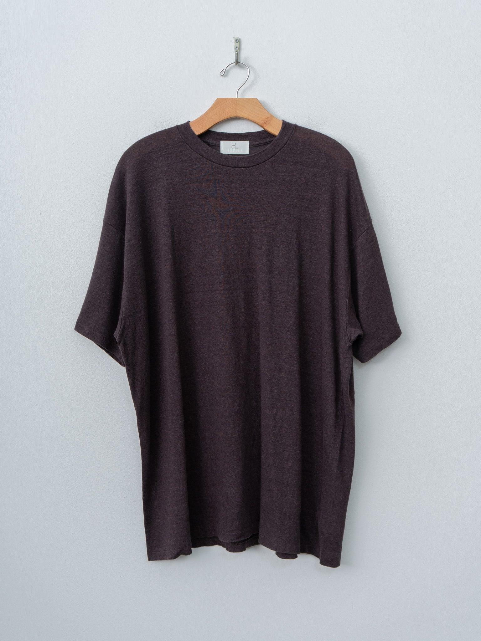 Linen T-Shirt - Brown