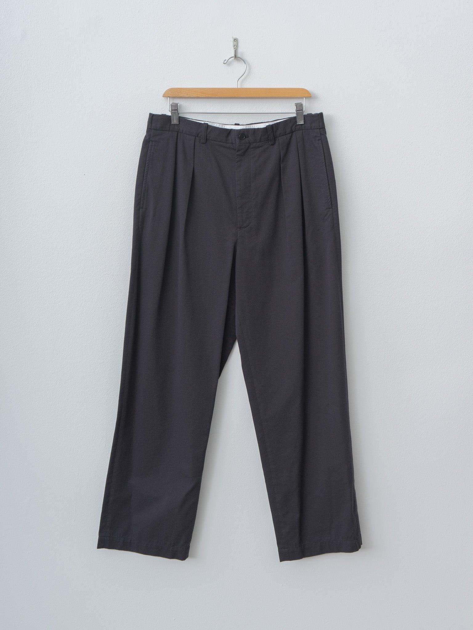 Organic Cotton Tencel Chino Trousers - Navy