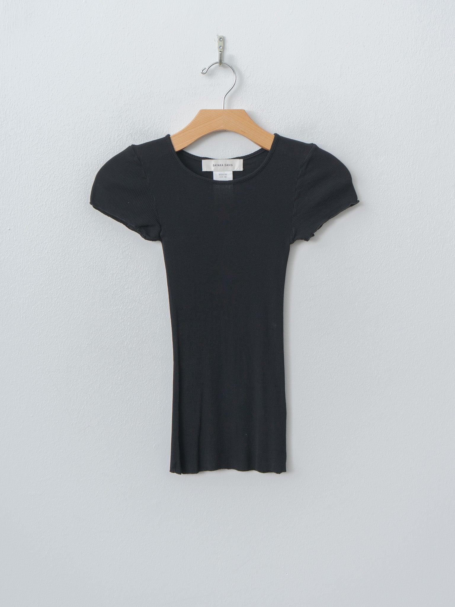 Cap Sleeve Tee - Black