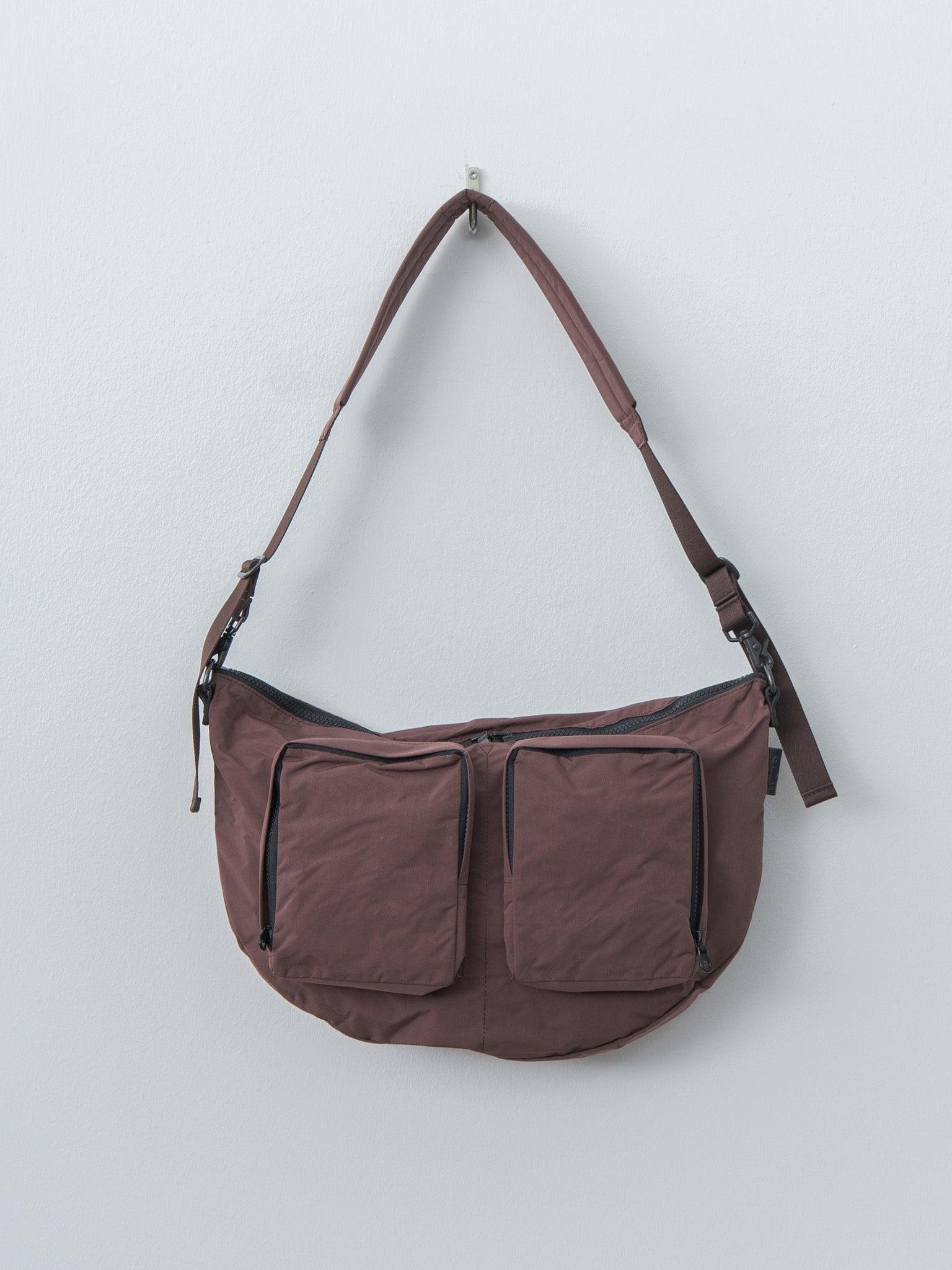 Split Yarn Bodybag M - Bordeaux Brown