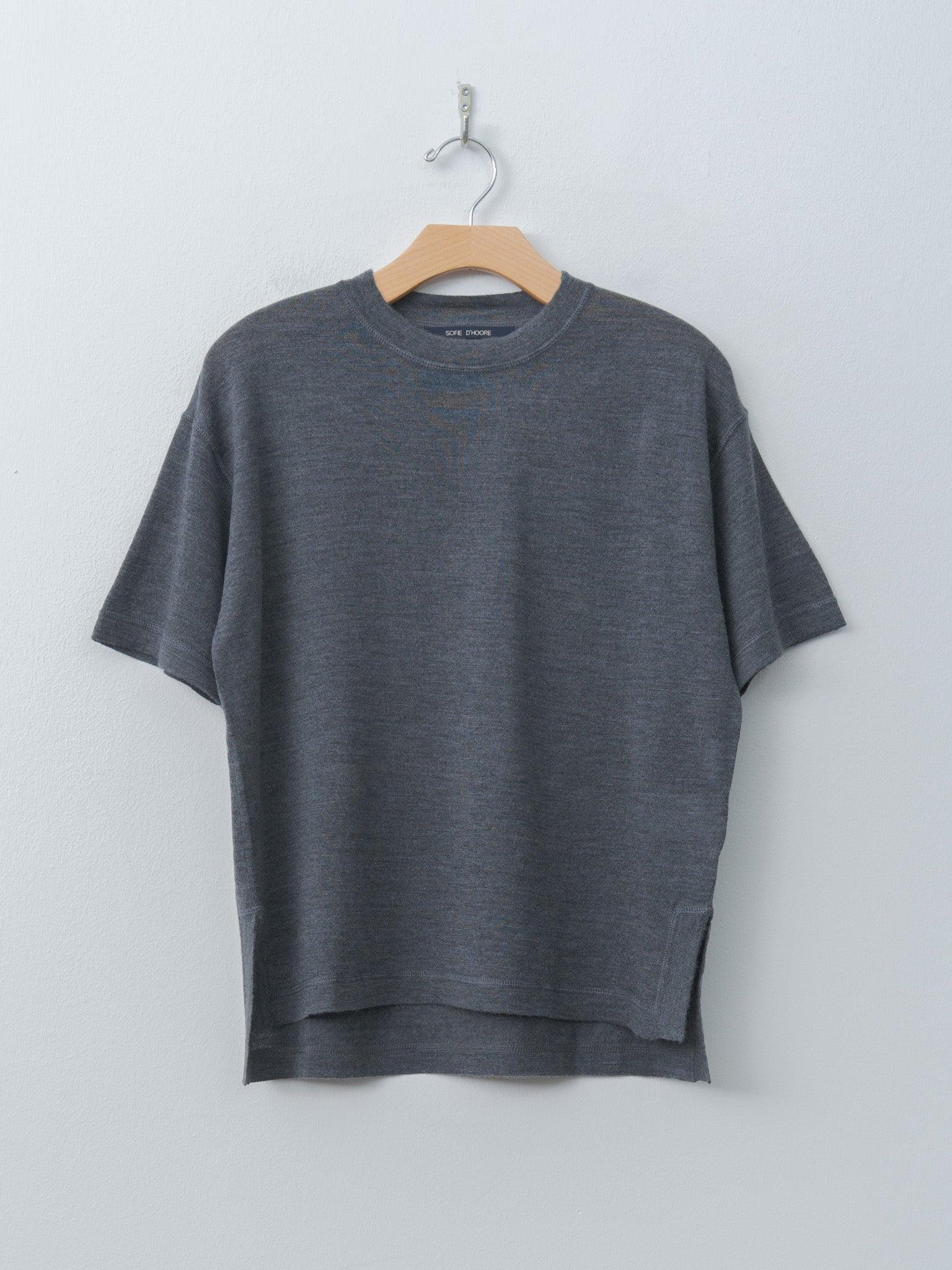 MARTA Merino Wool Tee YFI - Steel Melange, Midnight, Black