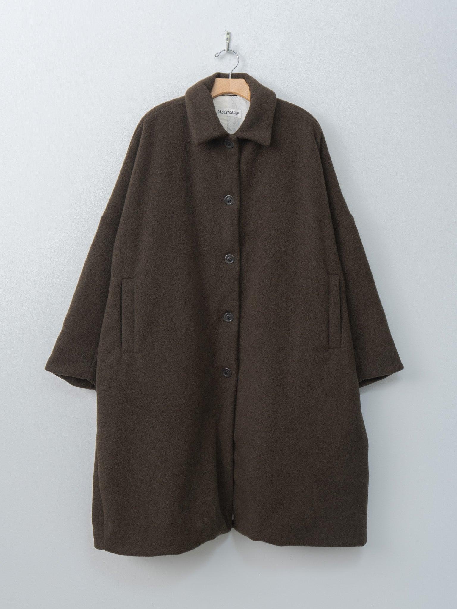 Big Blobby Coat HEAVY CASHMERE - Khaki