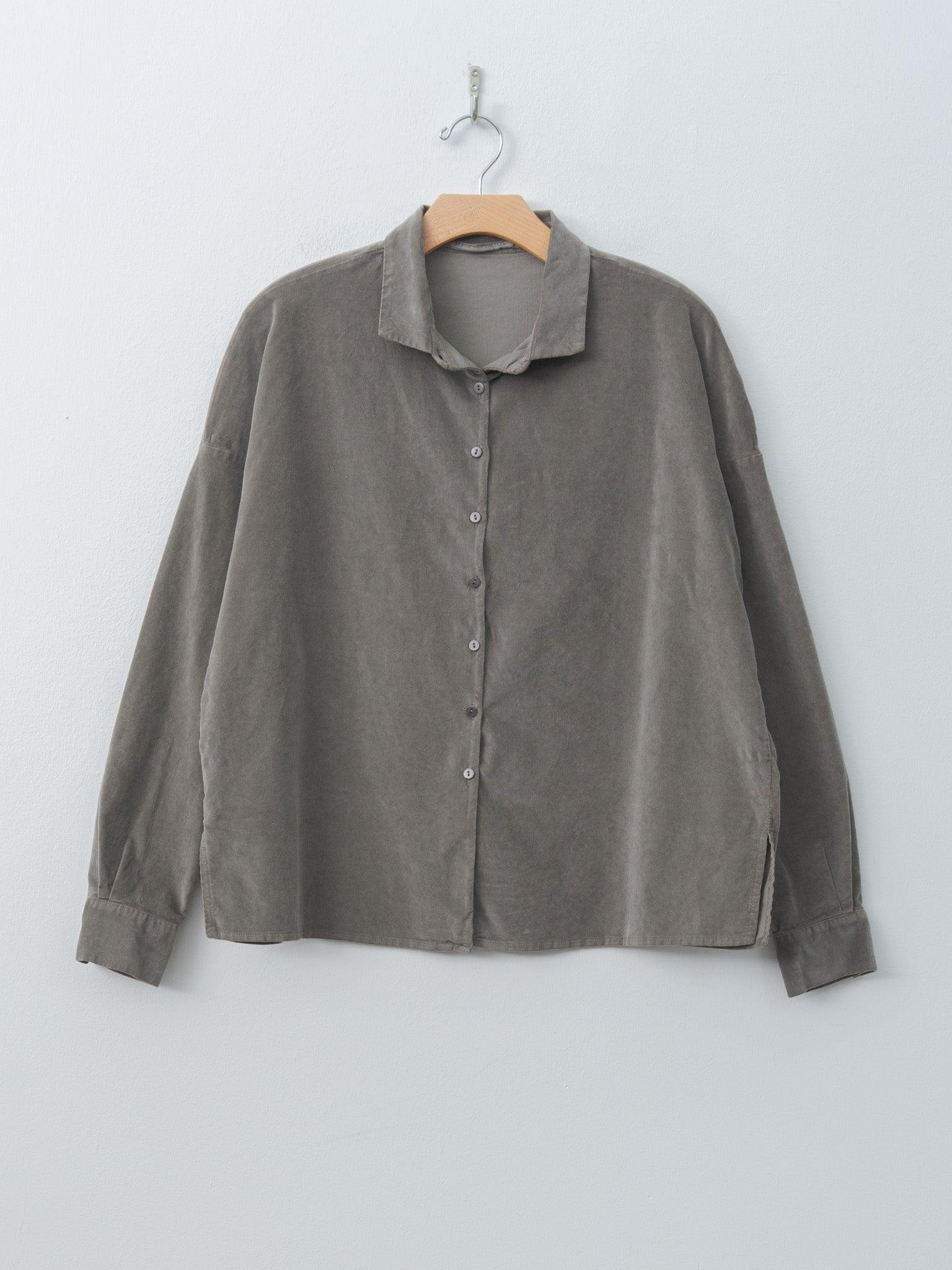 Short Collar Shirt V - Taupe