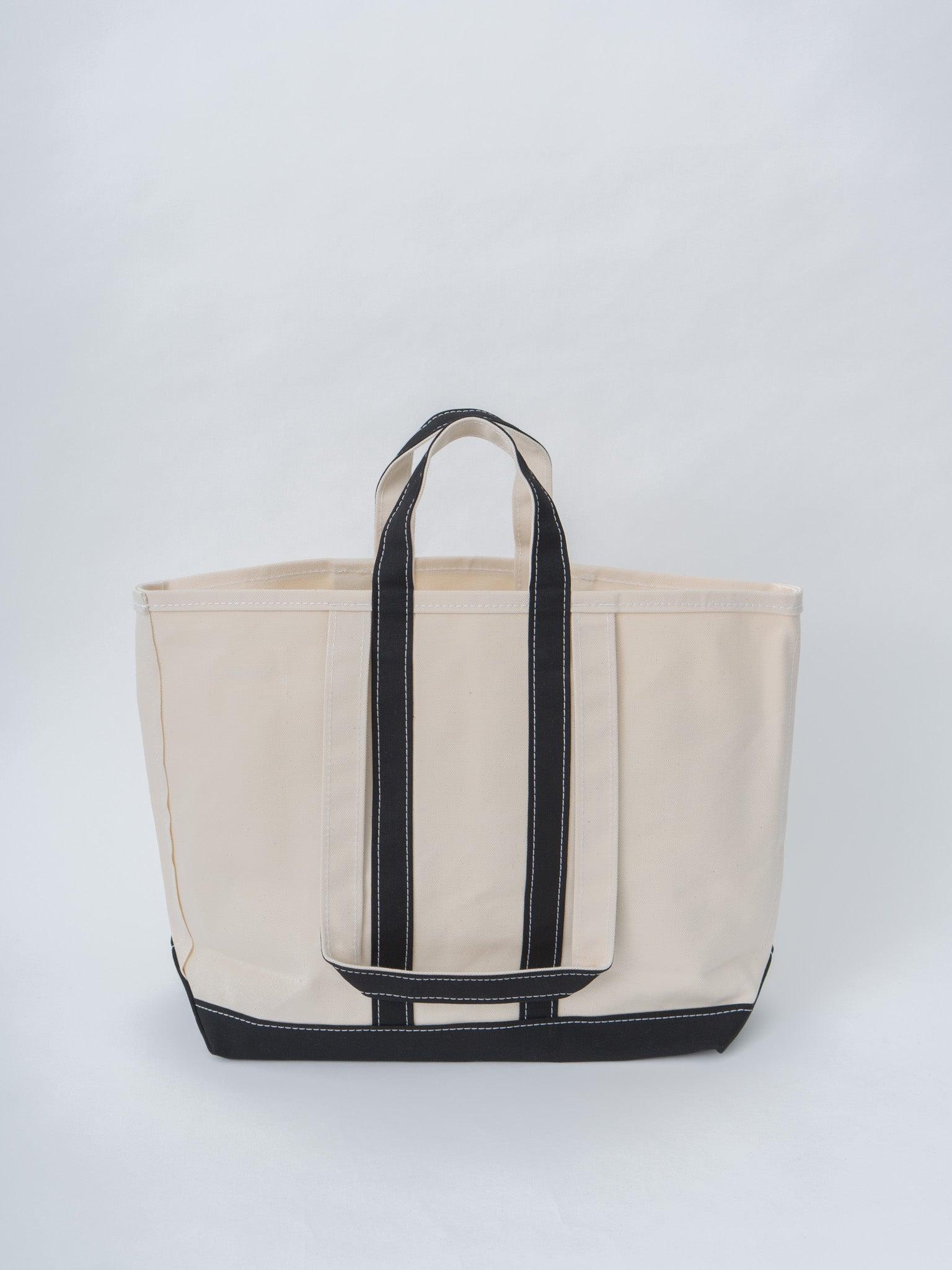 Market Tote - Natural/Gray, Natural/Black