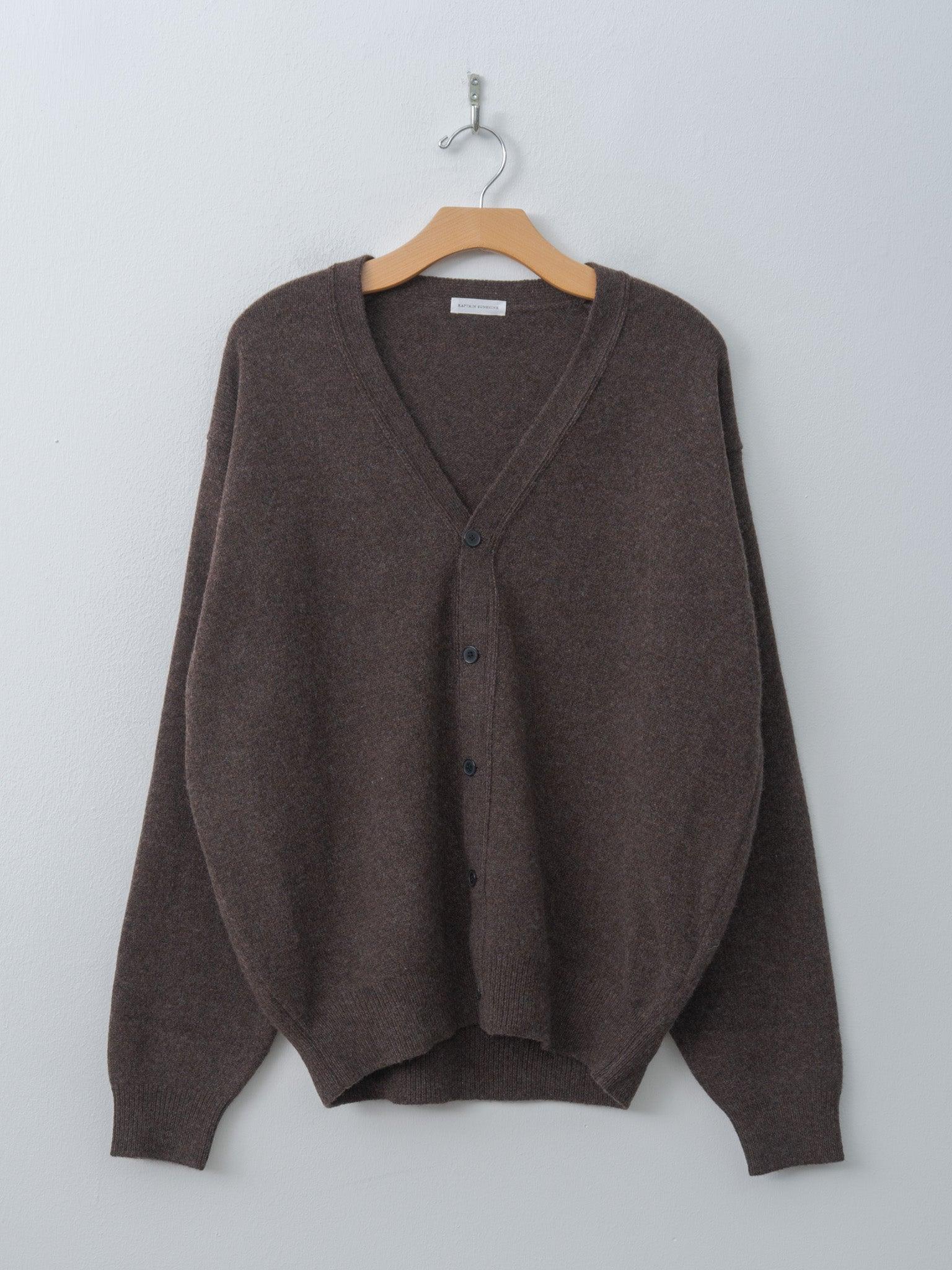 Lambswool Cardigan - Brown