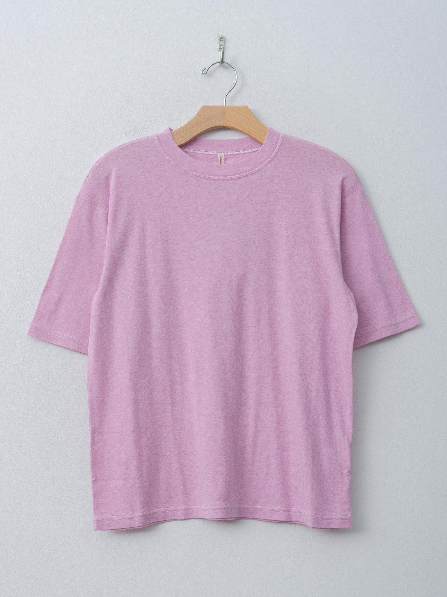 Cotton/Silk Relaxed T-Shirt - Pink, Pistachio