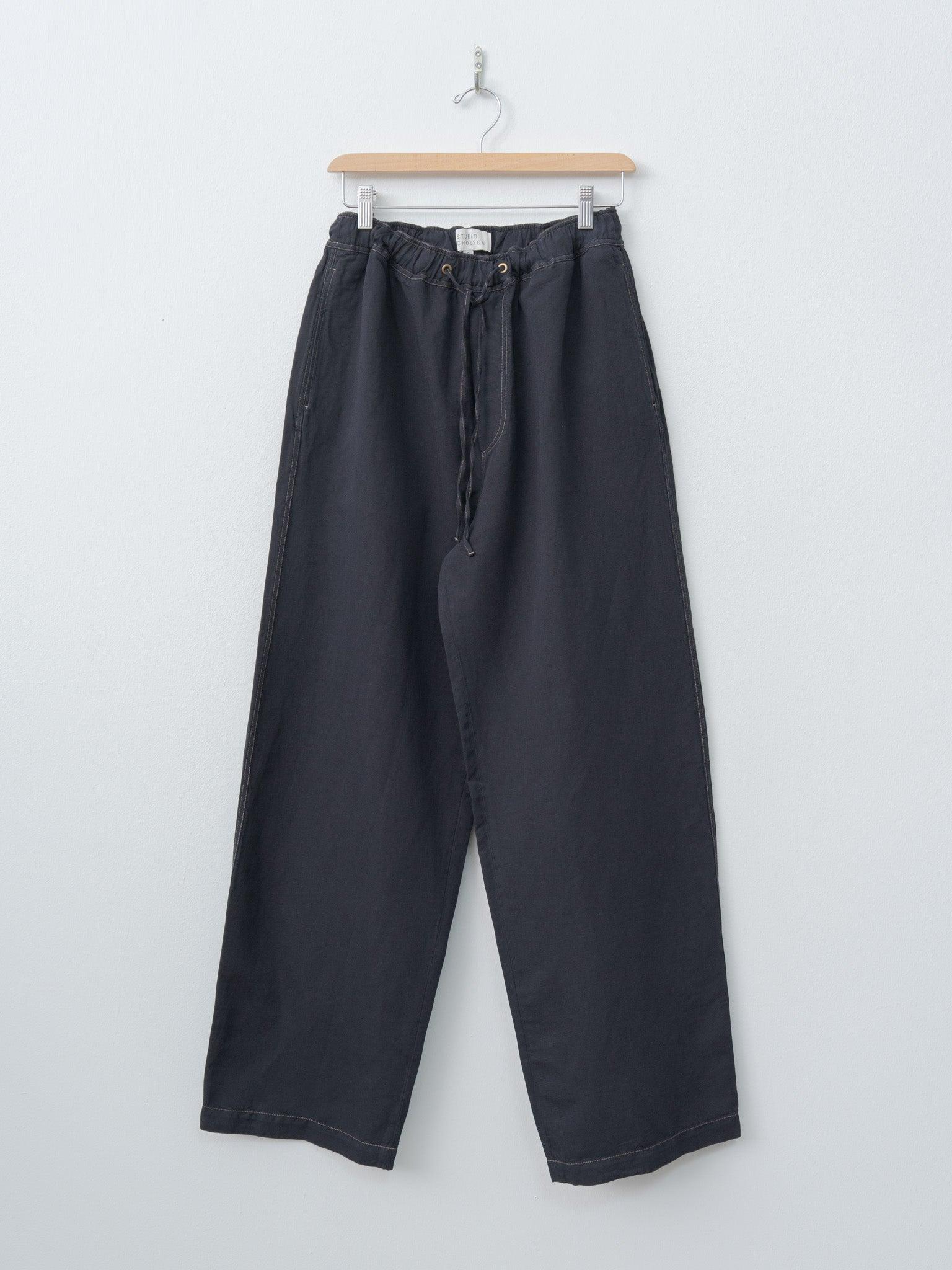 SONNY Drawstring Pants - Black Grape