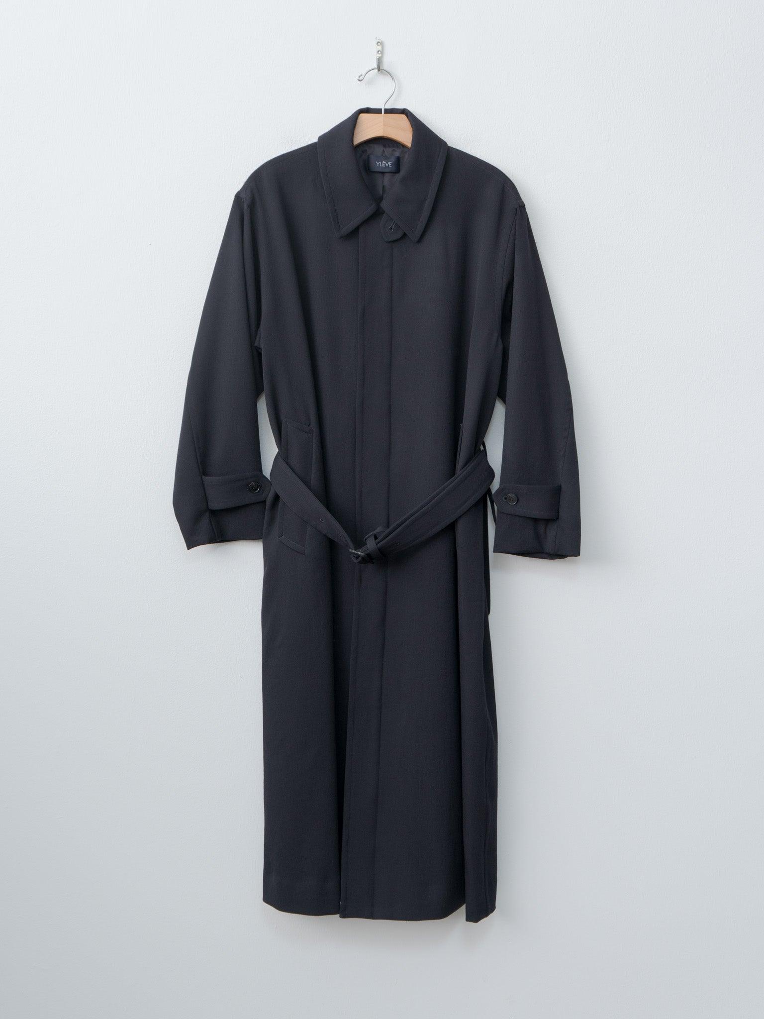 Wool Gaba Zip Coat - Navy