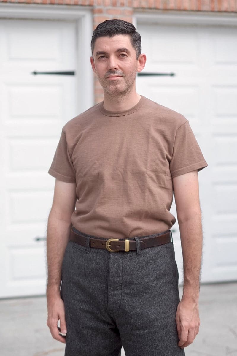 {Now Shipping} Heavyweight 9 oz. Loopwheel Tee (Rose Taupe)